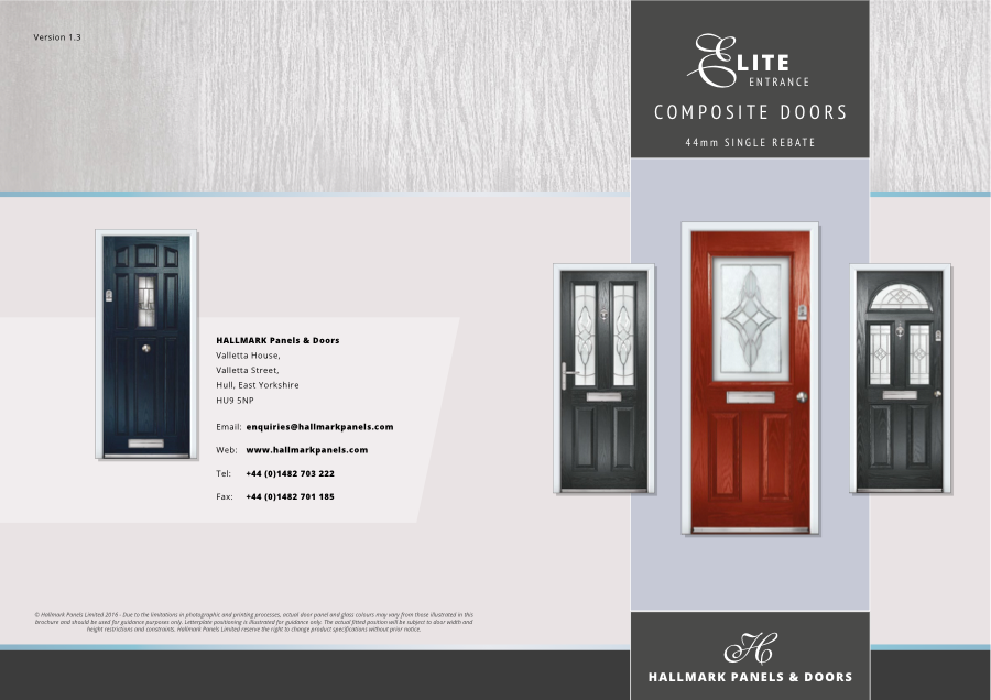 Hallmark Elite Entrance Brochure cover