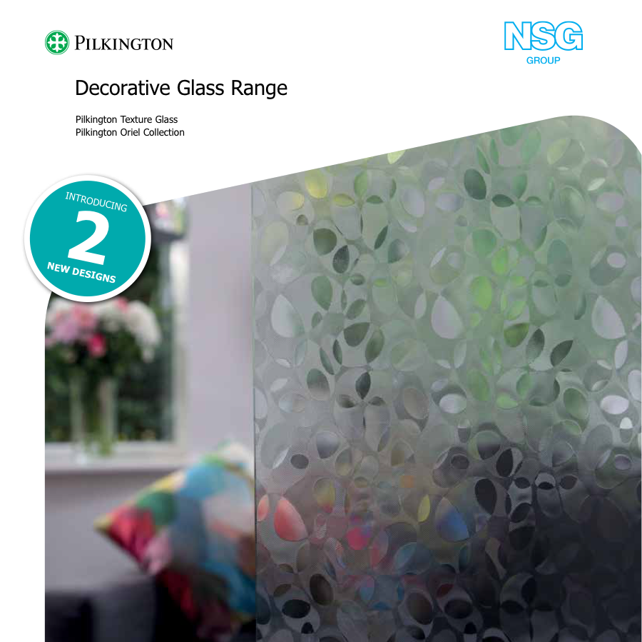 Pilkington Decorative Glass Brochure cover