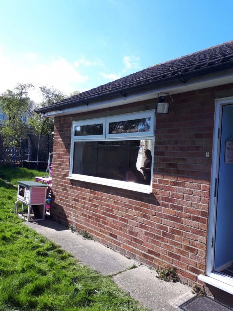 uPVC window replacement side elevation in Brightlingsea, Essex by A&E Window Doctor