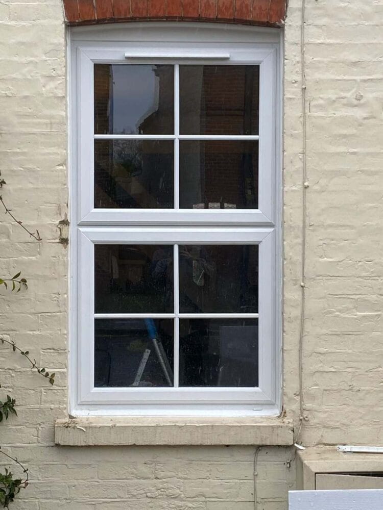 White sash window repair in Essex